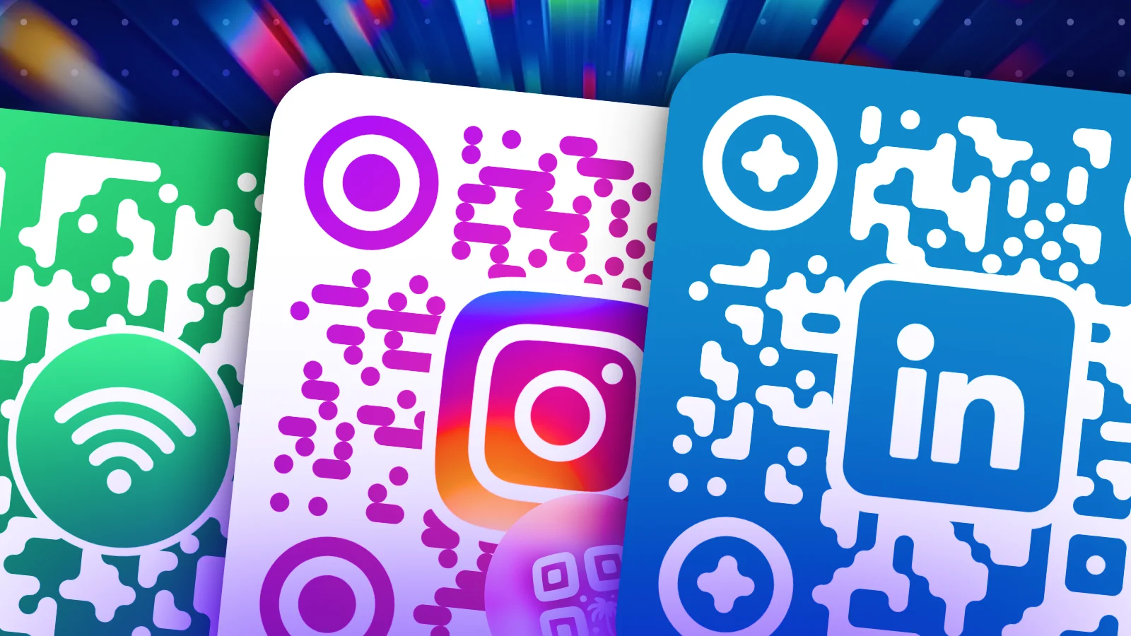 Social Media QR Code Examples